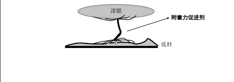 附著力促進劑示意圖