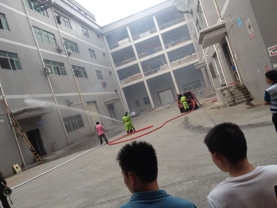 炅盛科技火災消防演練